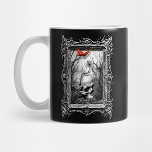 Skull and butterfly Mug